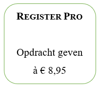 Register Pro opdracht